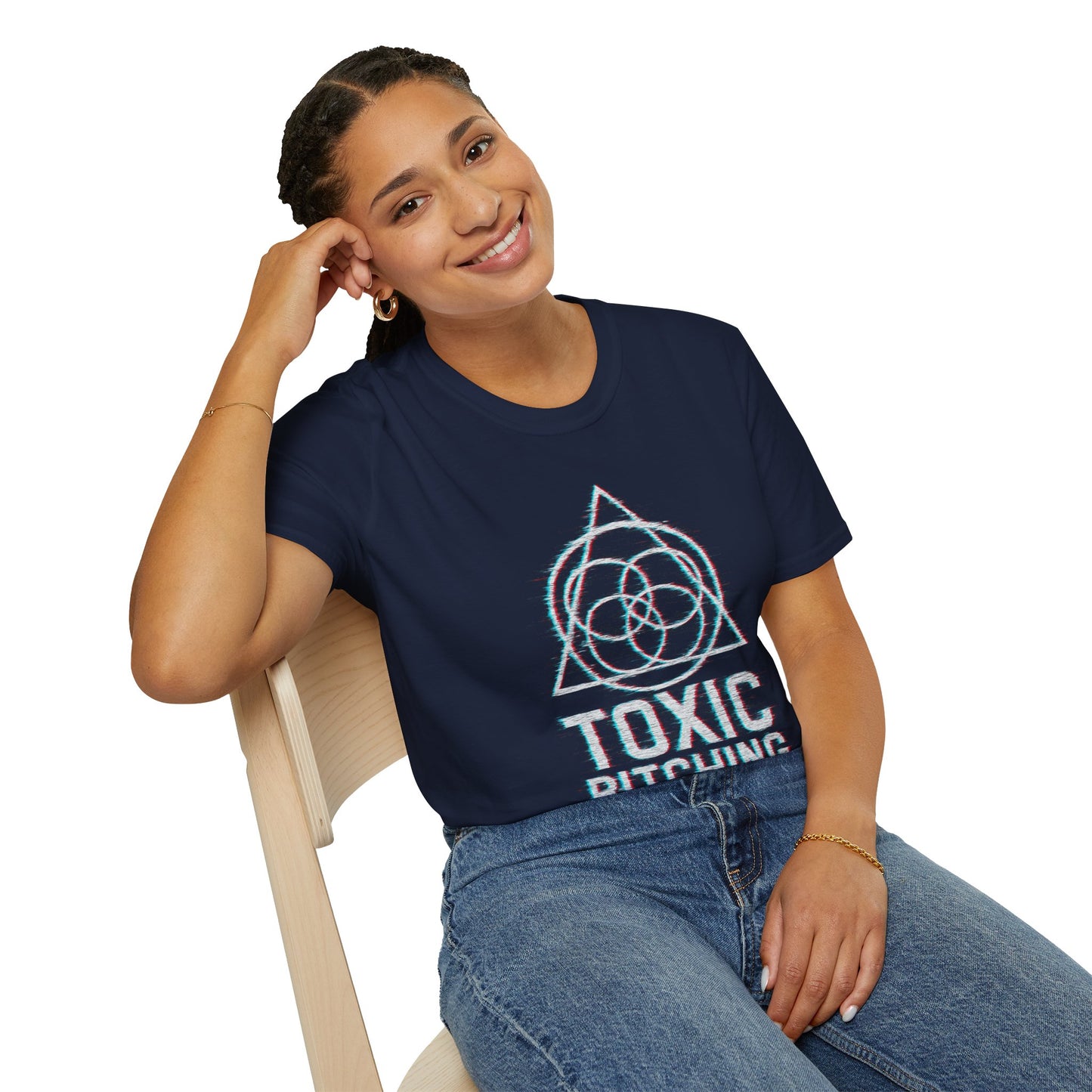 UNISEX SOFT STYLE Toxic Bitching LOGO Frequency Tee β (Gildan 6400)
