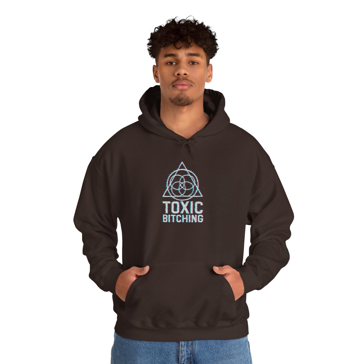 UNISEX GLITCH Logo Hoodie - TOXIC BITCHING Sigil (7 colors)