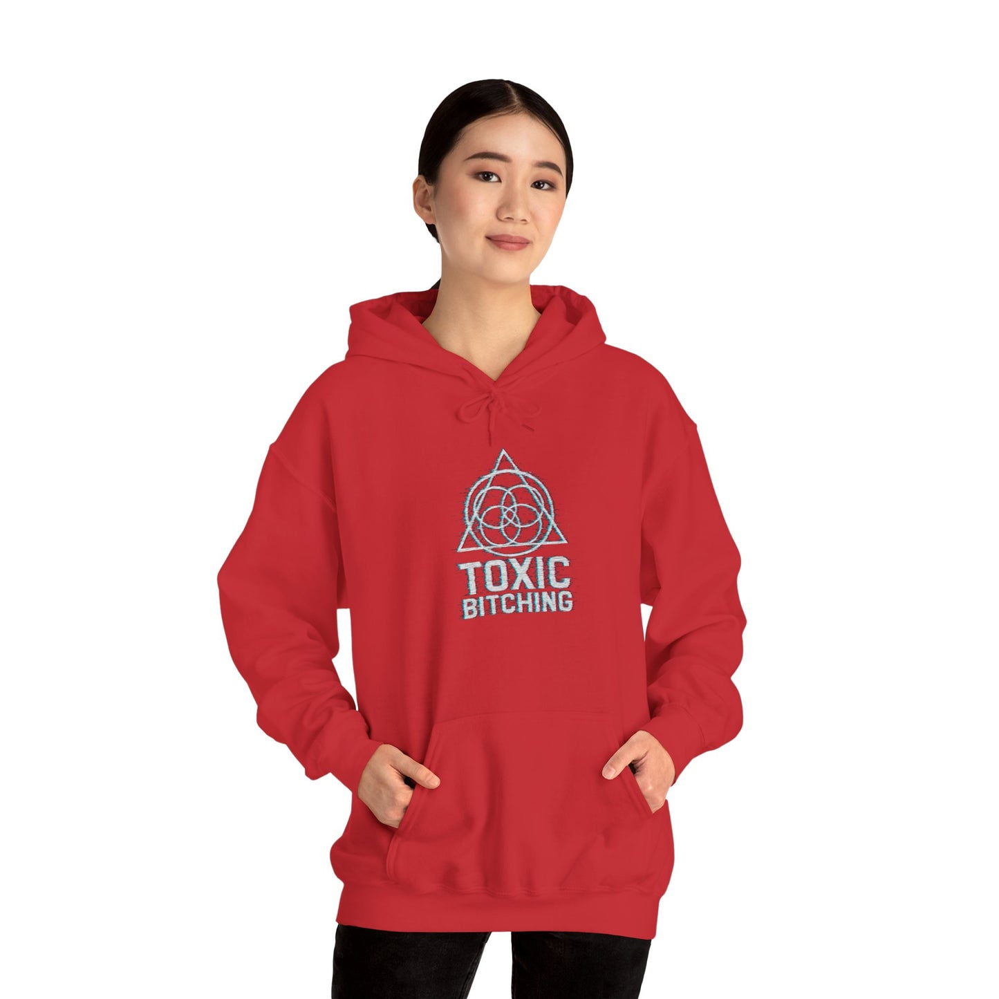UNISEX GLITCH Logo Hoodie - TOXIC BITCHING Sigil (7 colors)