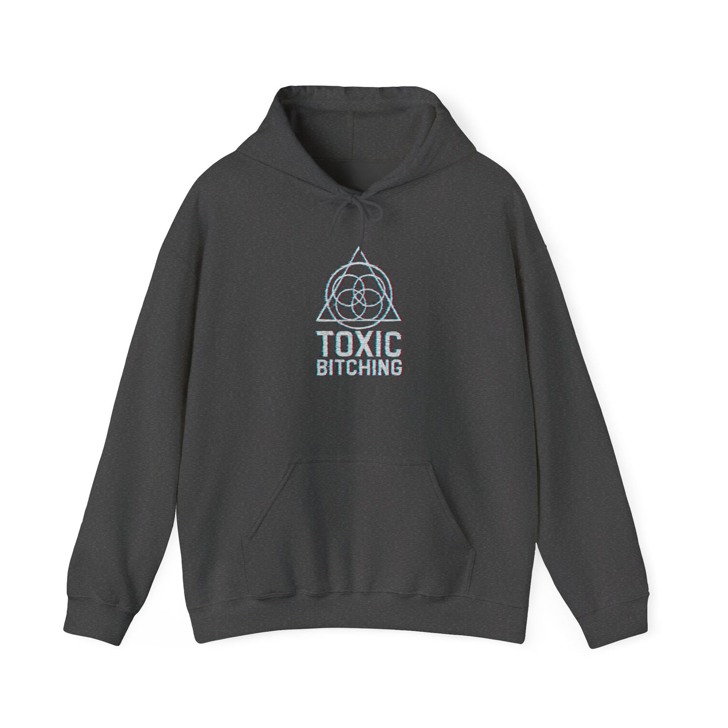 UNISEX GLITCH Logo Hoodie - TOXIC BITCHING Sigil (7 colors)