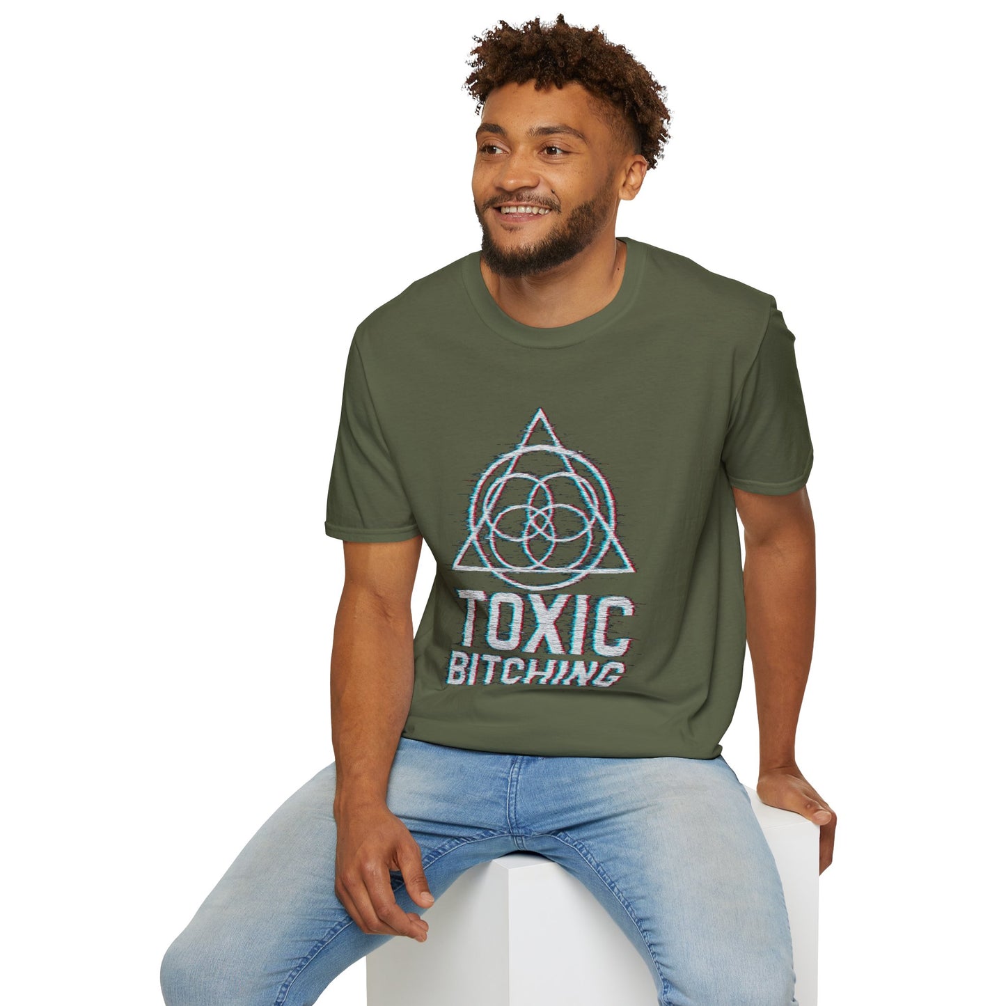 UNISEX SOFT STYLE Toxic Bitching LOGO Frequency Tee β (Gildan 6400)