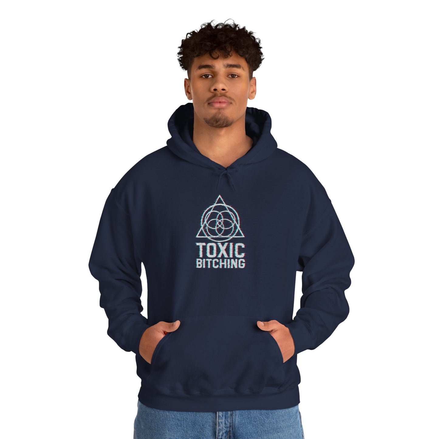 UNISEX GLITCH Logo Hoodie - TOXIC BITCHING Sigil (7 colors)