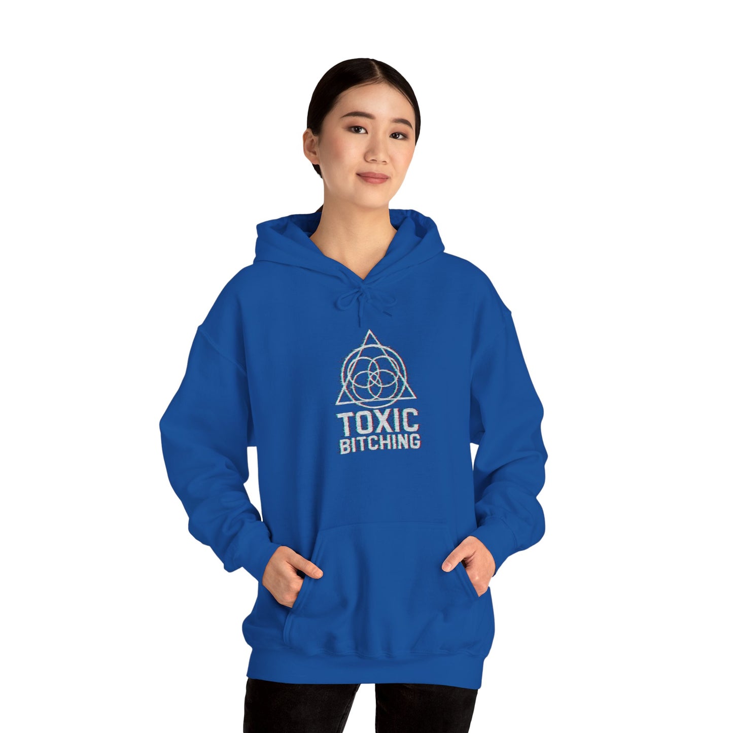 UNISEX GLITCH Logo Hoodie - TOXIC BITCHING Sigil (7 colors)