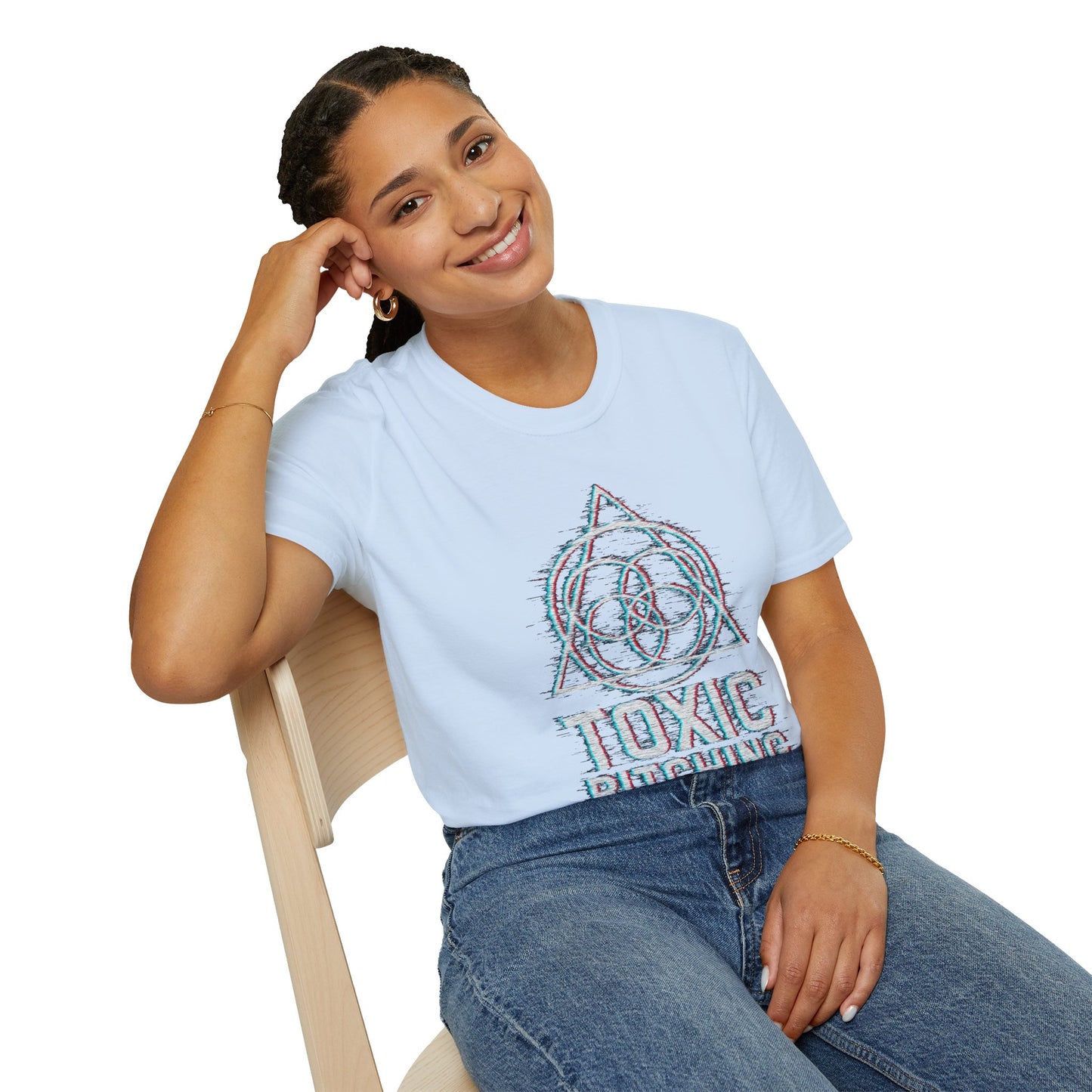 UNISEX SOFT STYLE Toxic Bitching LOGO Frequency Tee β (Gildan 6400)