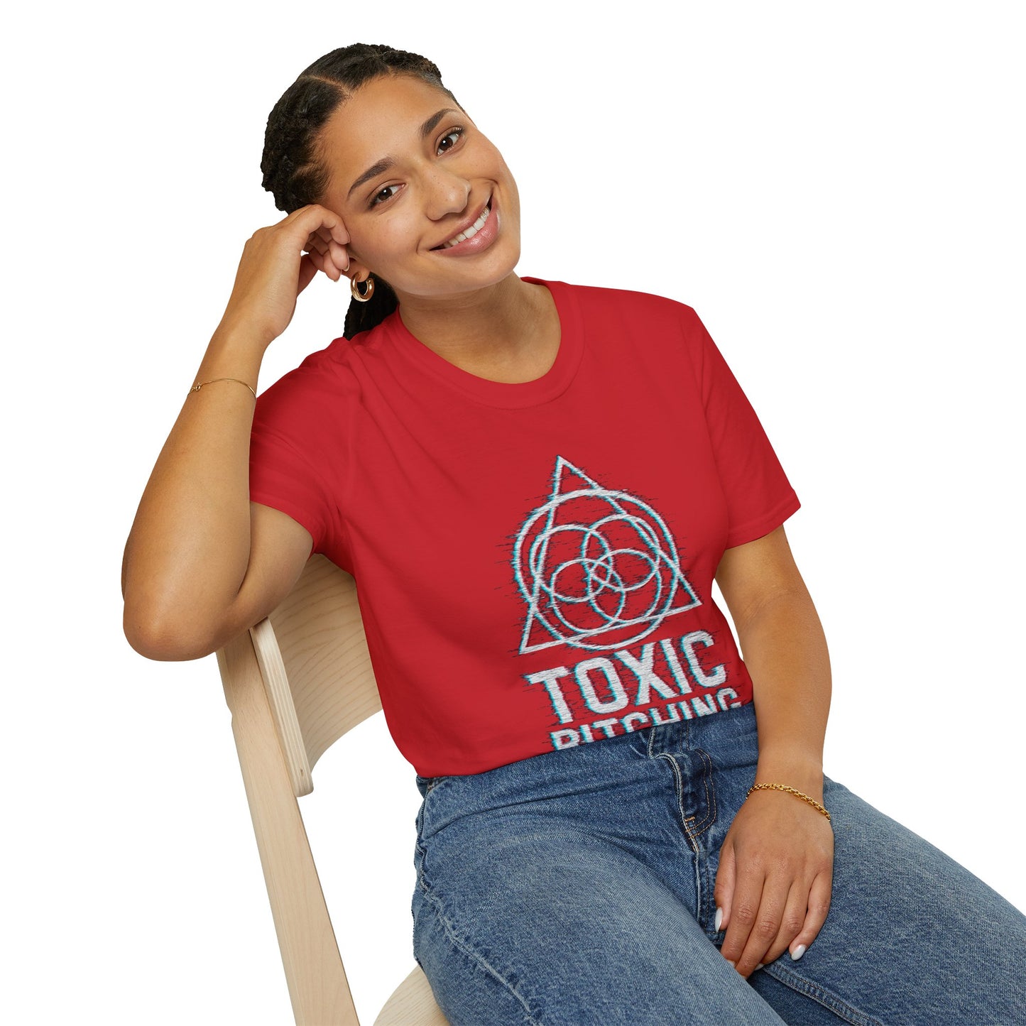 UNISEX SOFT STYLE Toxic Bitching LOGO Frequency Tee β (Gildan 6400)