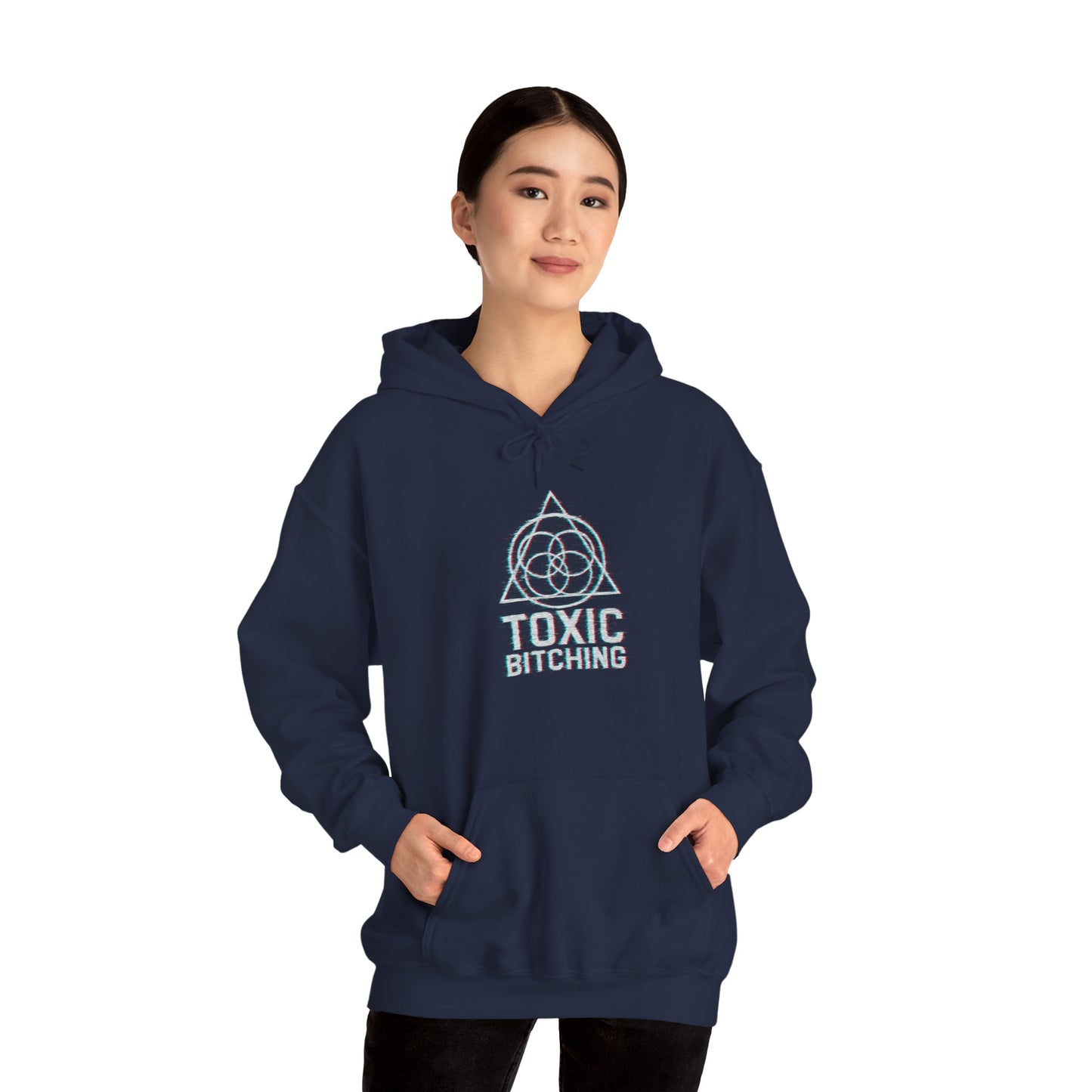 UNISEX GLITCH Logo Hoodie - TOXIC BITCHING Sigil (7 colors)