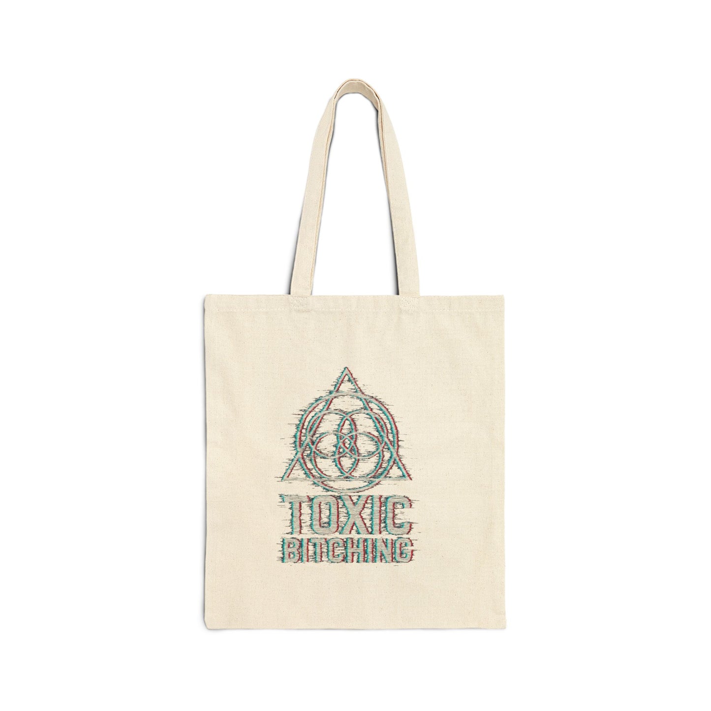 Glitch Harder x Toxic LOGO Reversible CANVAS TOTE