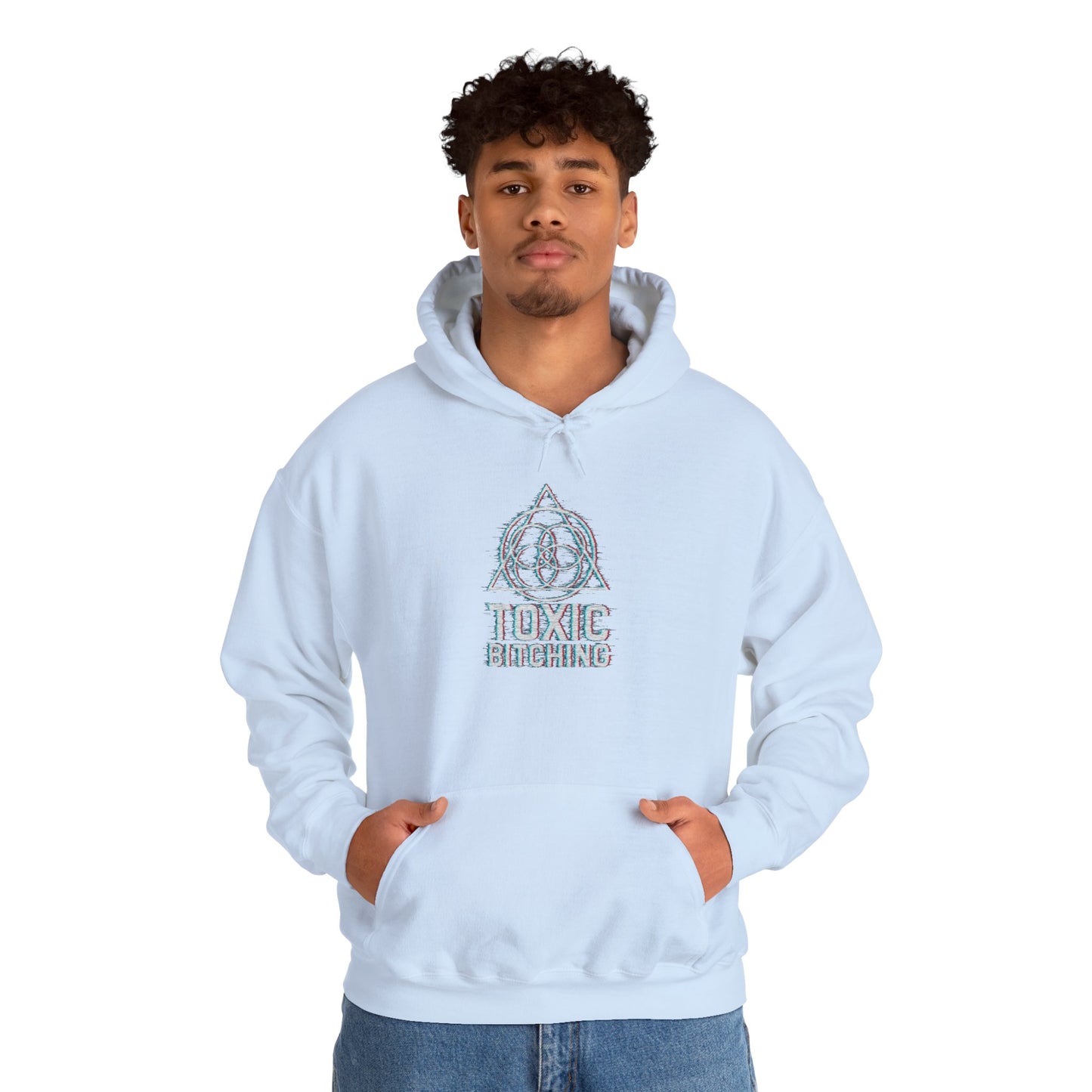 UNISEX GLITCH Logo Hoodie - TOXIC BITCHING Sigil (7 colors)