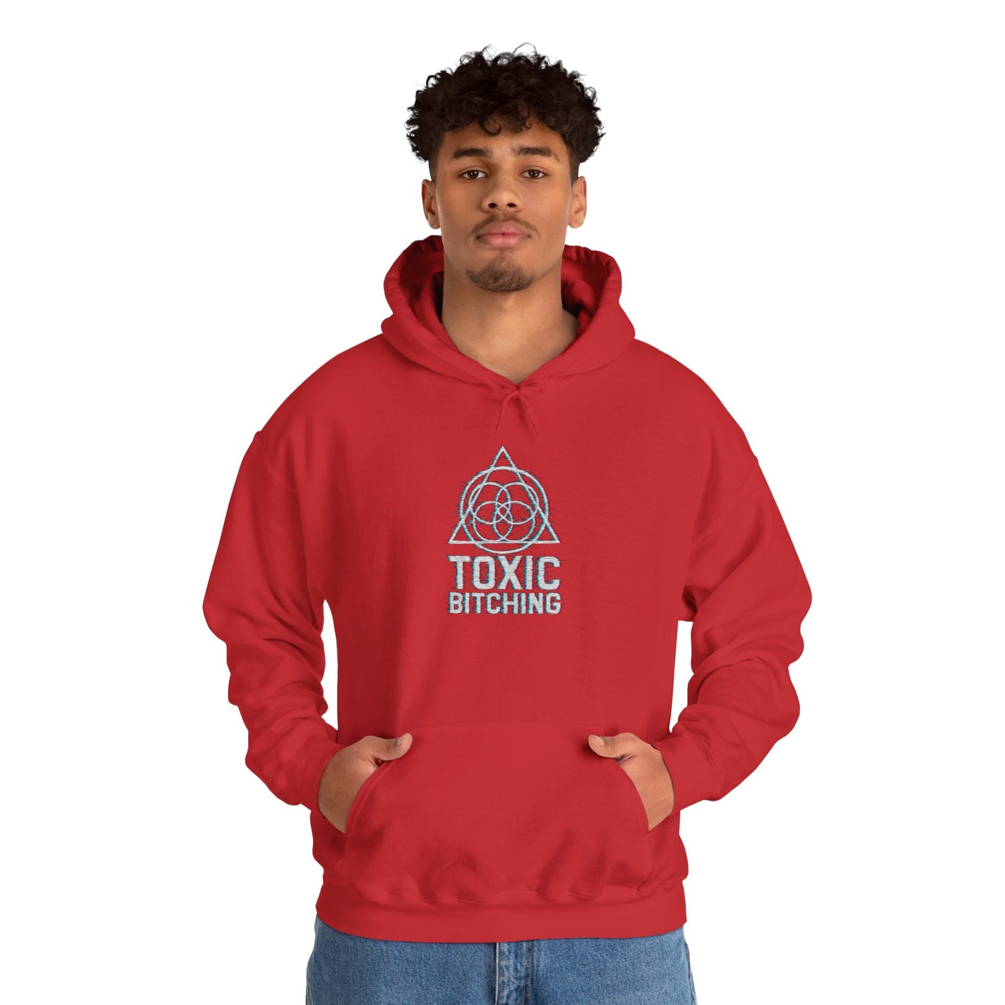 UNISEX GLITCH Logo Hoodie - TOXIC BITCHING Sigil (7 colors)