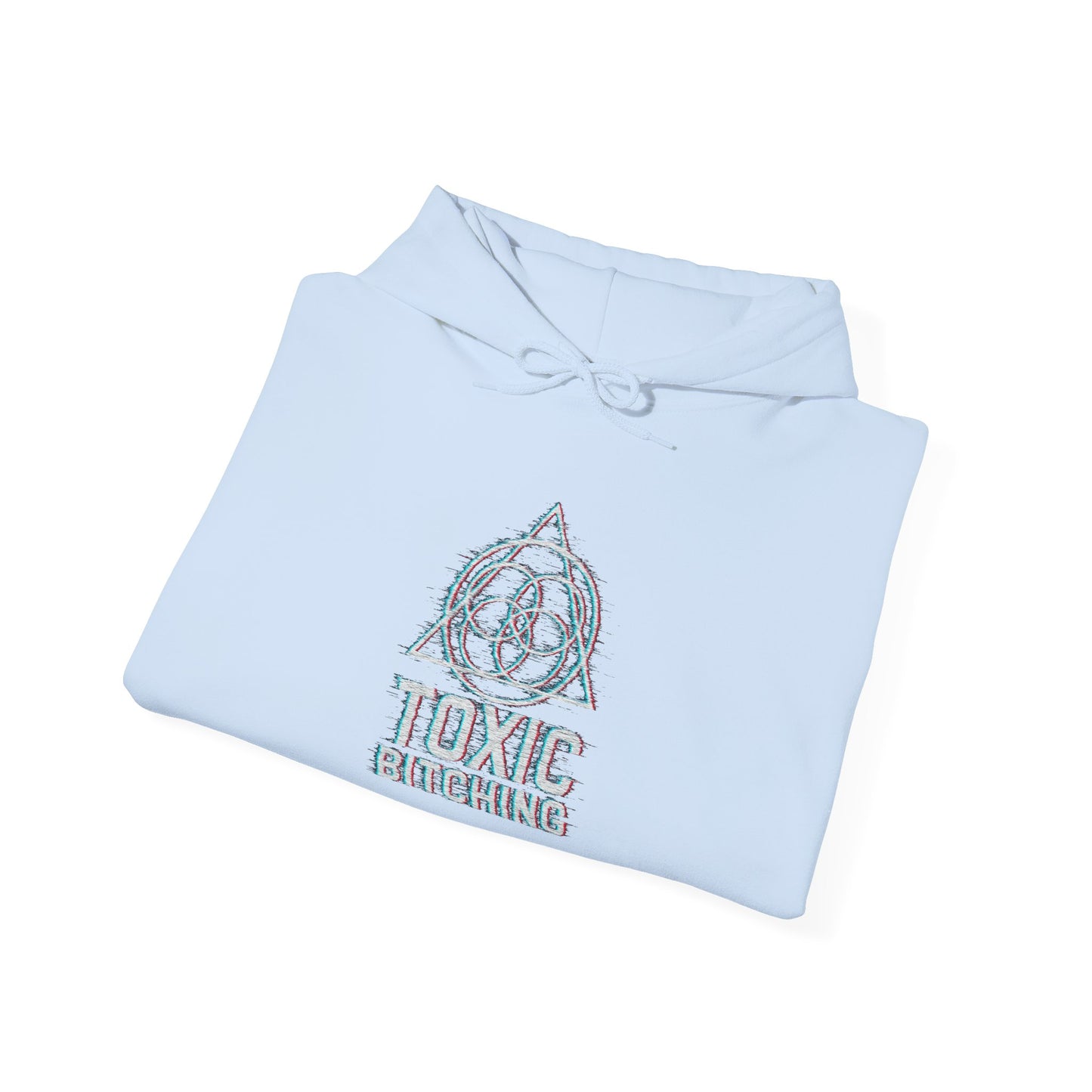 UNISEX GLITCH Logo Hoodie - TOXIC BITCHING Sigil (7 colors)