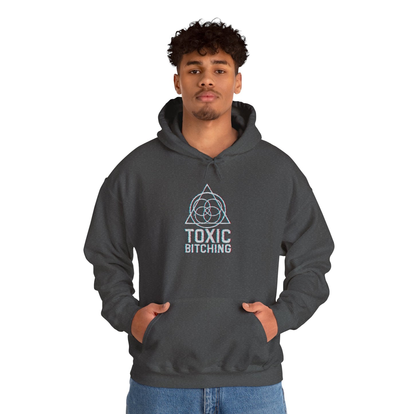 UNISEX GLITCH Logo Hoodie - TOXIC BITCHING Sigil (7 colors)