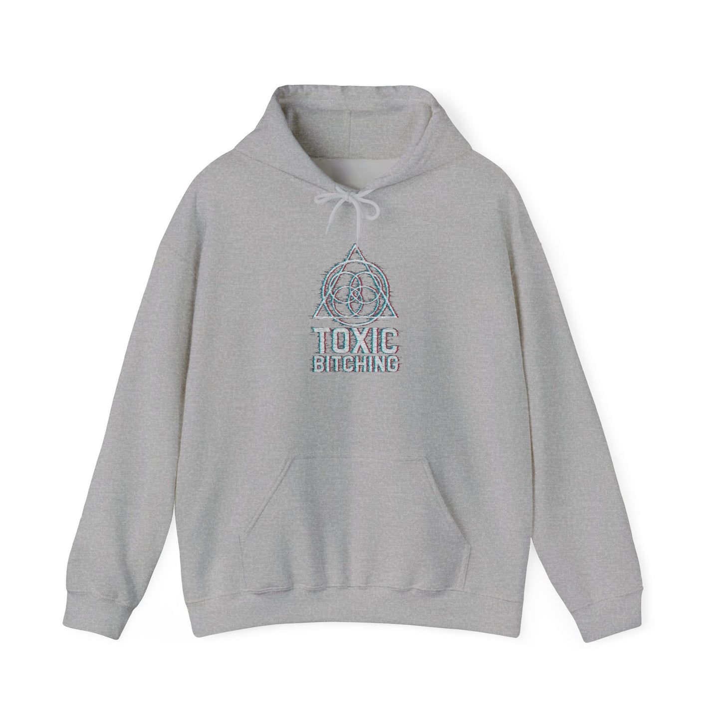 UNISEX GLITCH Logo Hoodie - TOXIC BITCHING Sigil (7 colors)
