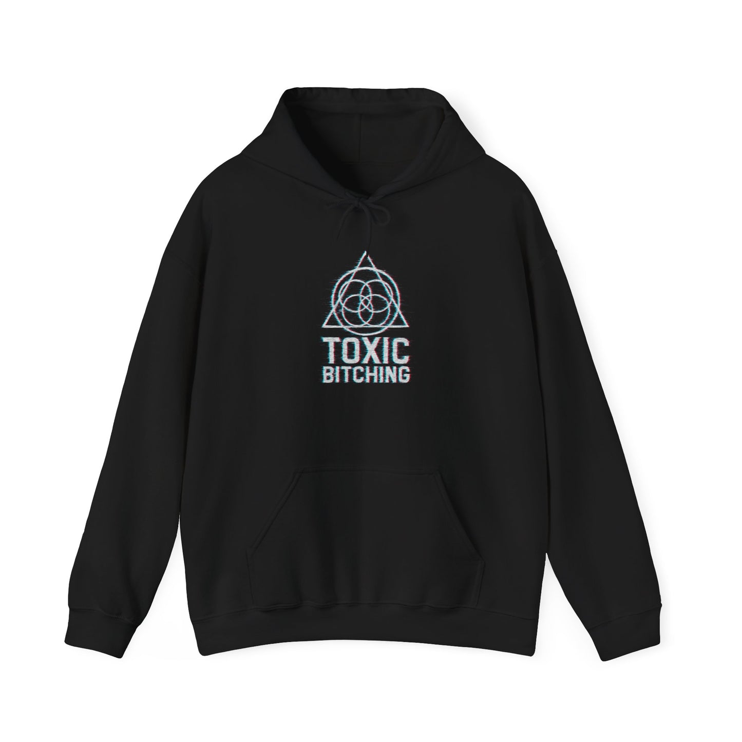 UNISEX GLITCH Logo Hoodie - TOXIC BITCHING Sigil (7 colors)