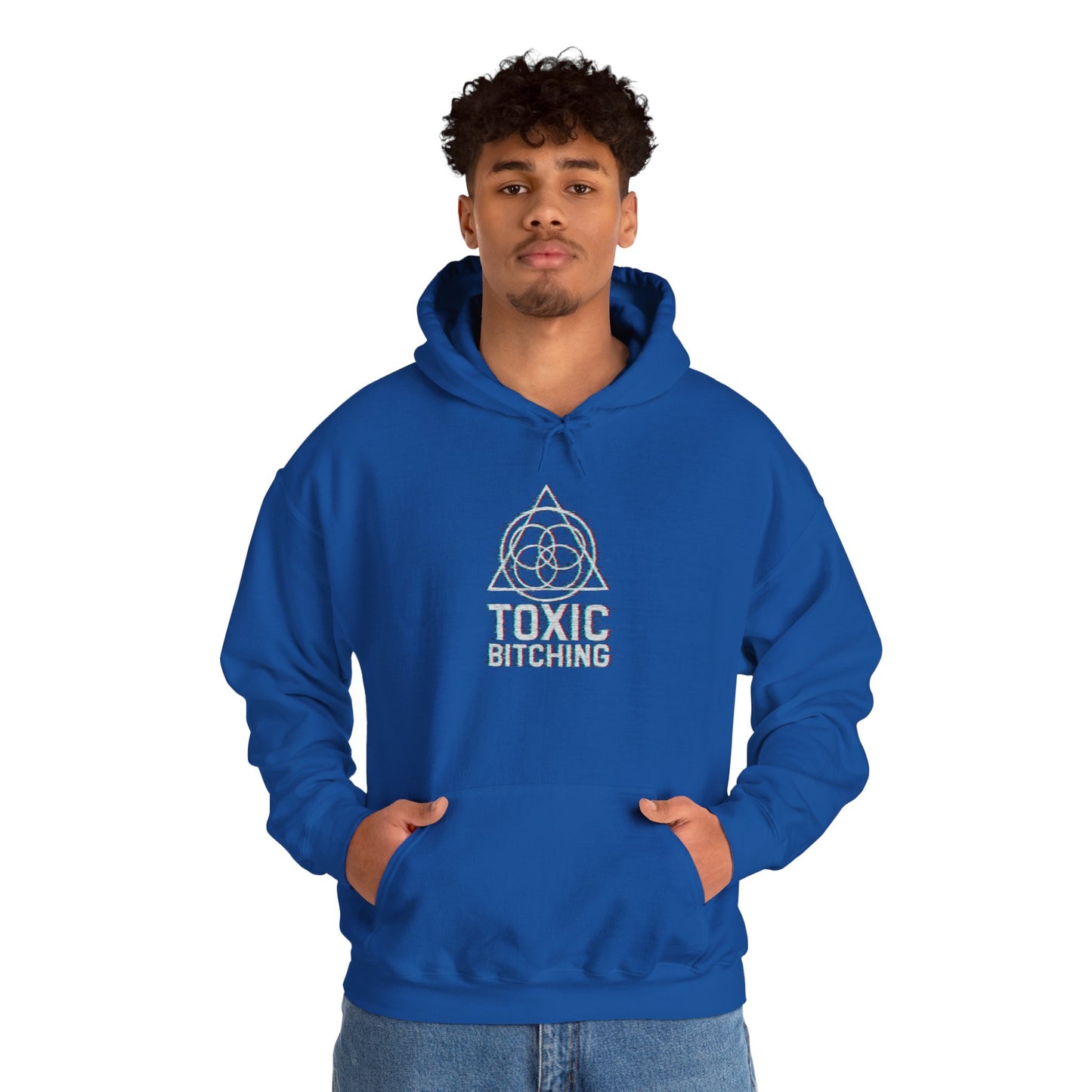UNISEX GLITCH Logo Hoodie - TOXIC BITCHING Sigil (7 colors)