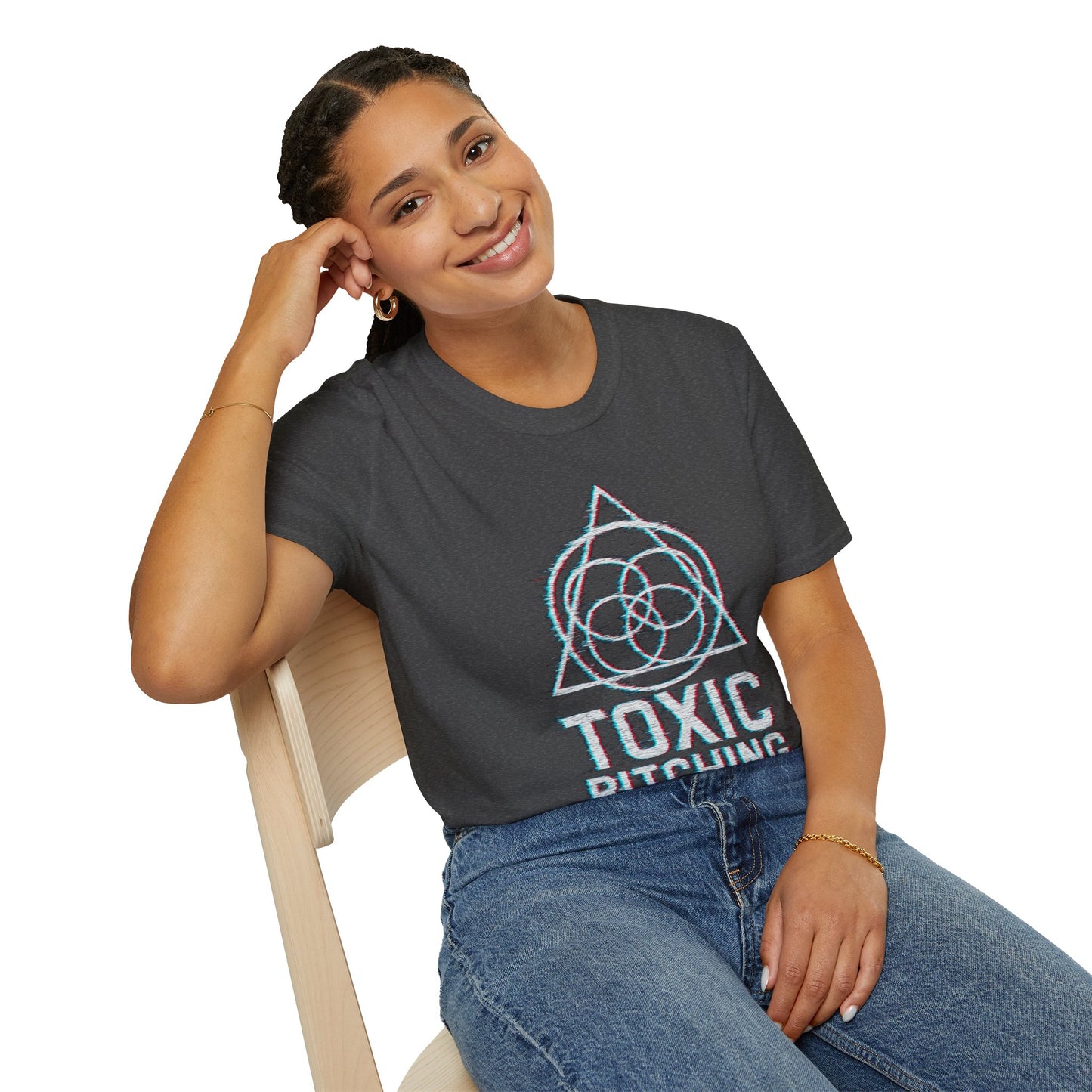 UNISEX SOFT STYLE Toxic Bitching LOGO Frequency Tee β (Gildan 6400)