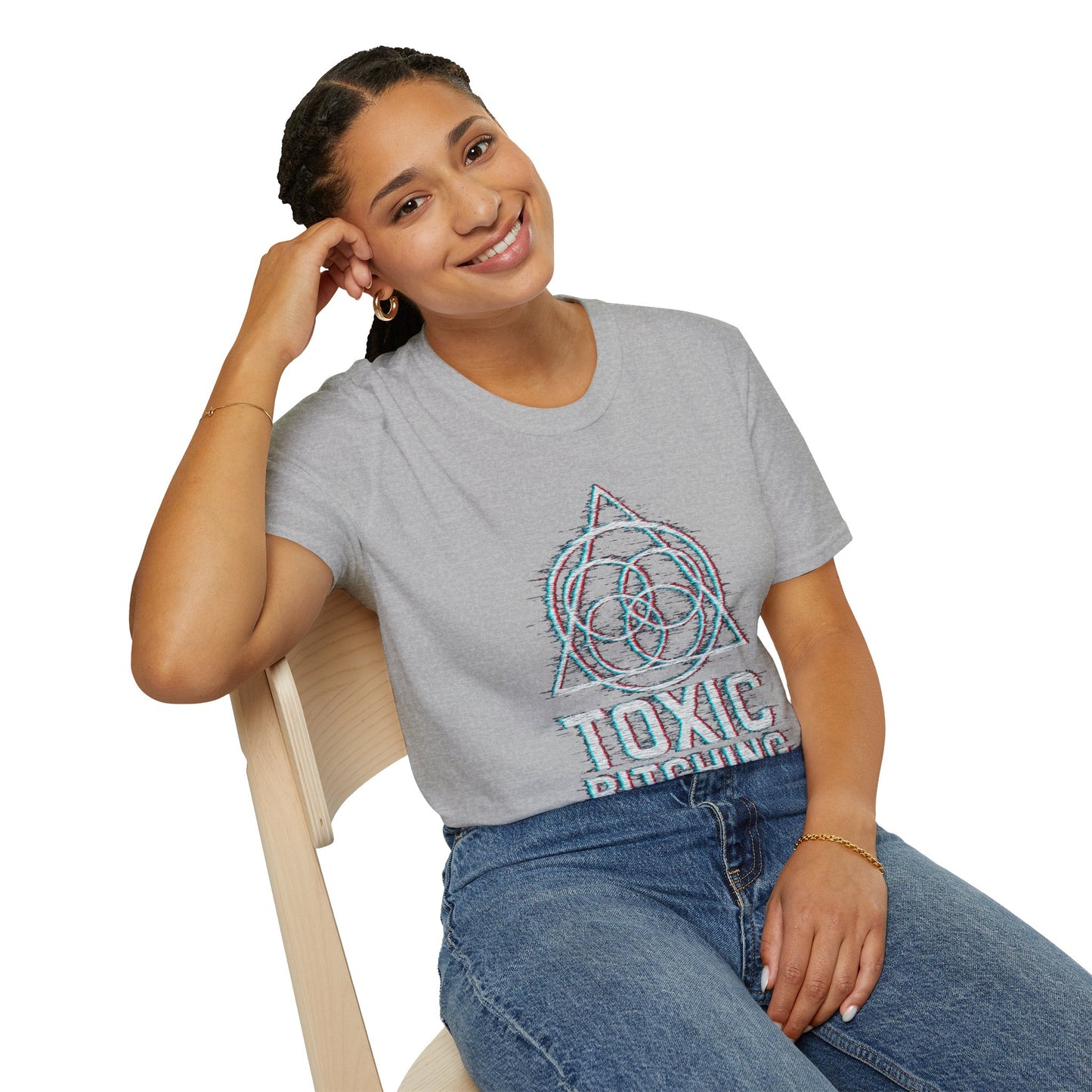 UNISEX SOFT STYLE Toxic Bitching LOGO Frequency Tee β (Gildan 6400)