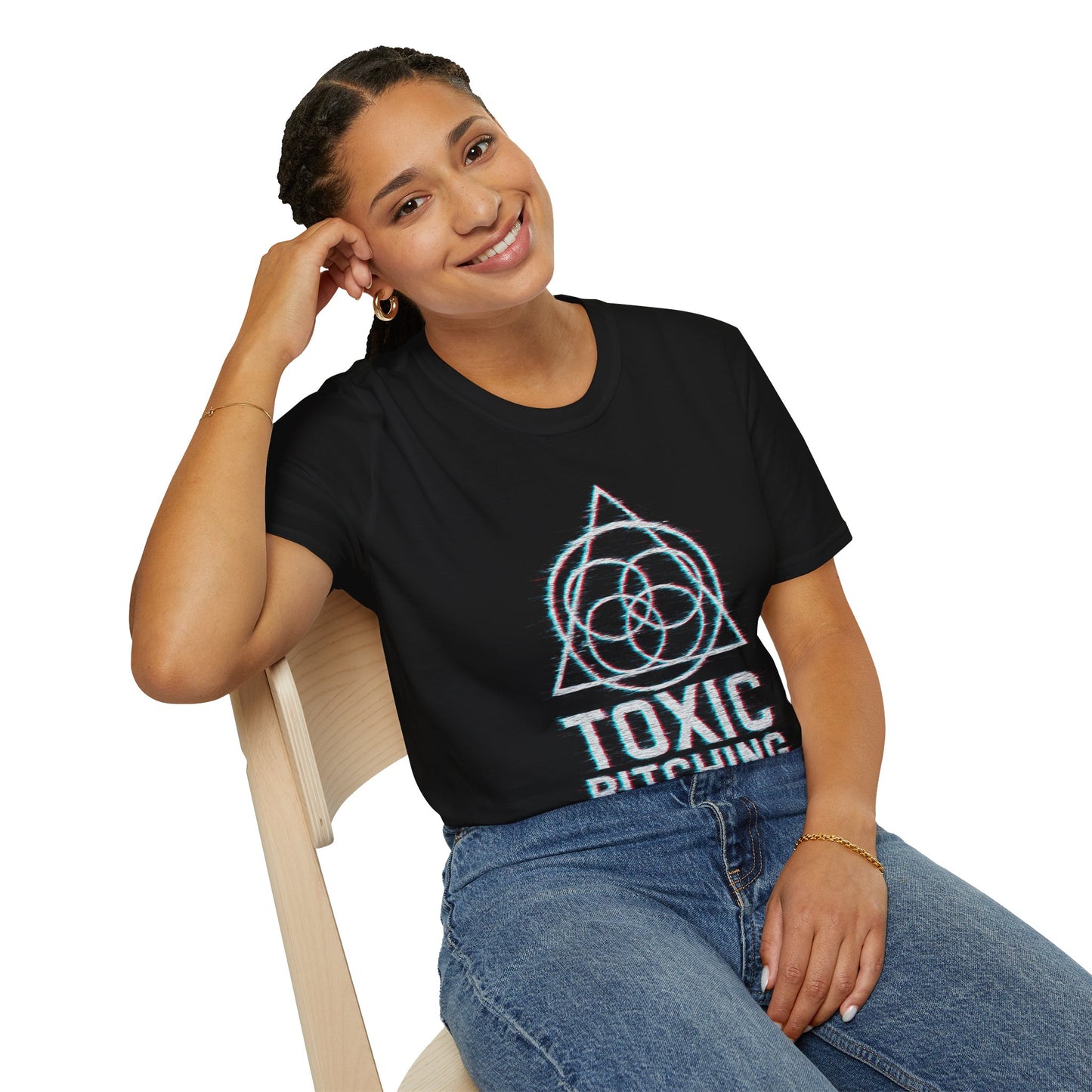 UNISEX SOFT STYLE Toxic Bitching LOGO Frequency Tee β (Gildan 6400)