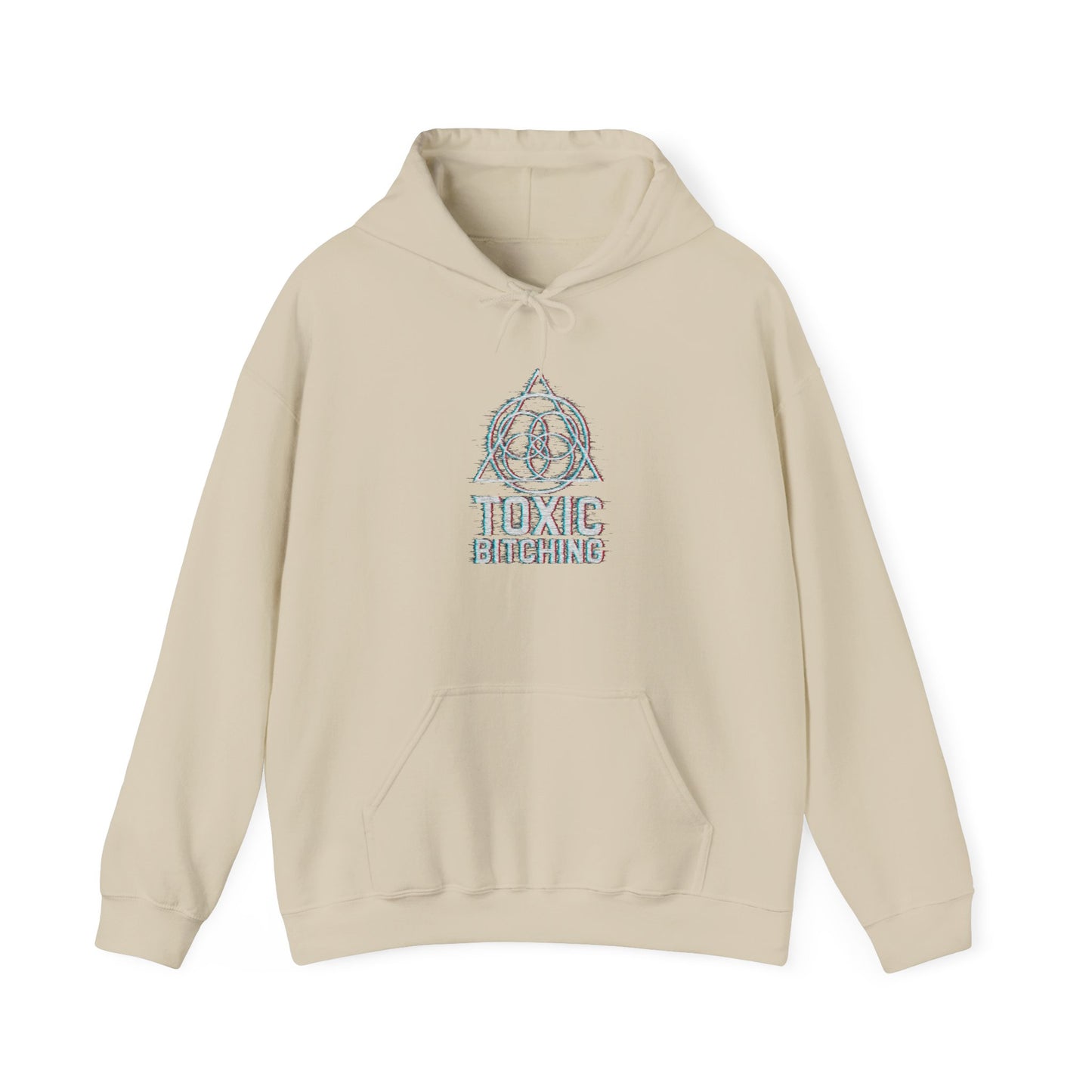 UNISEX GLITCH Logo Hoodie - TOXIC BITCHING Sigil (7 colors)