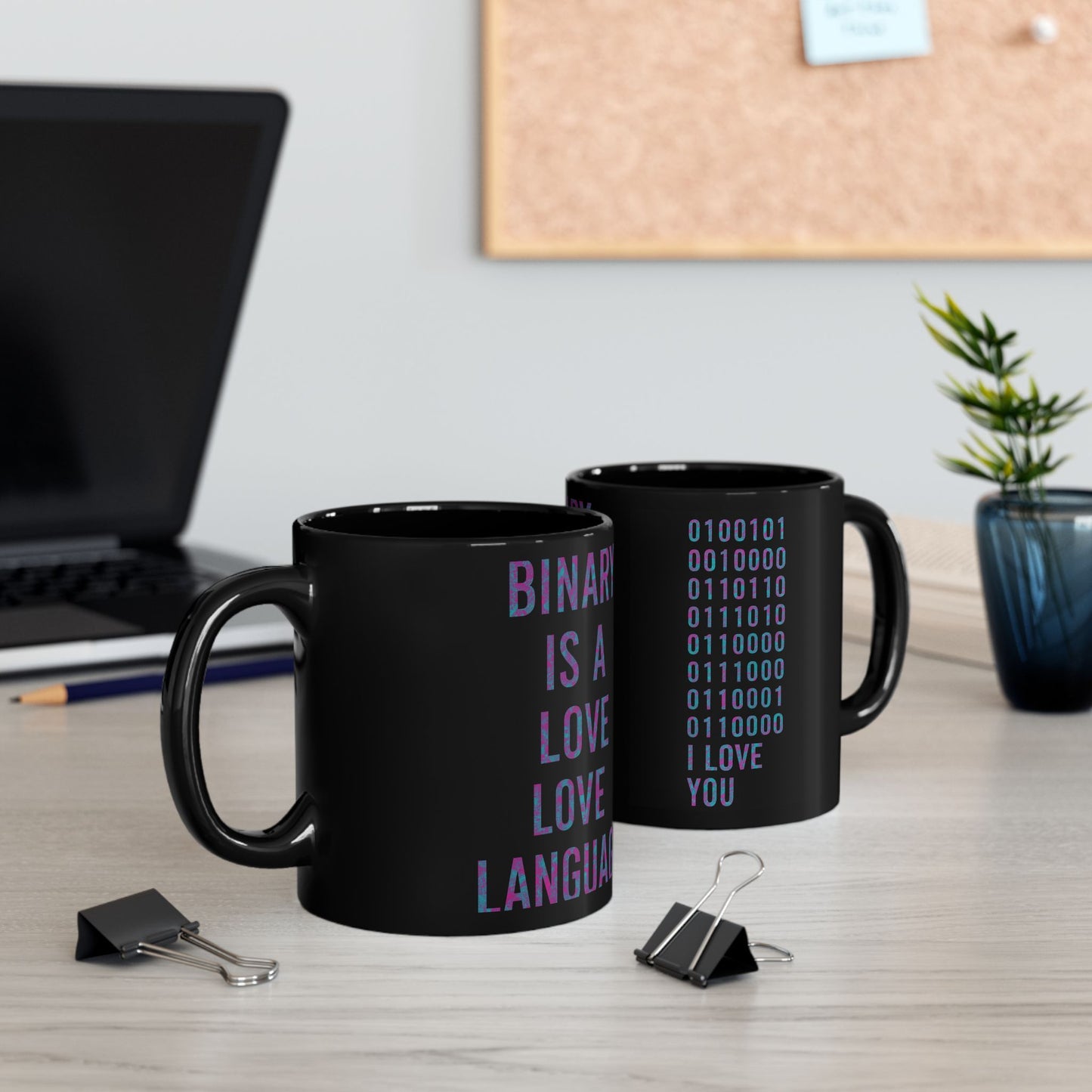 Binary Love Language Mug - Unique Gift for Tech Lovers, Programmers, Valentine's Day, Birthday, Coffee, Tea