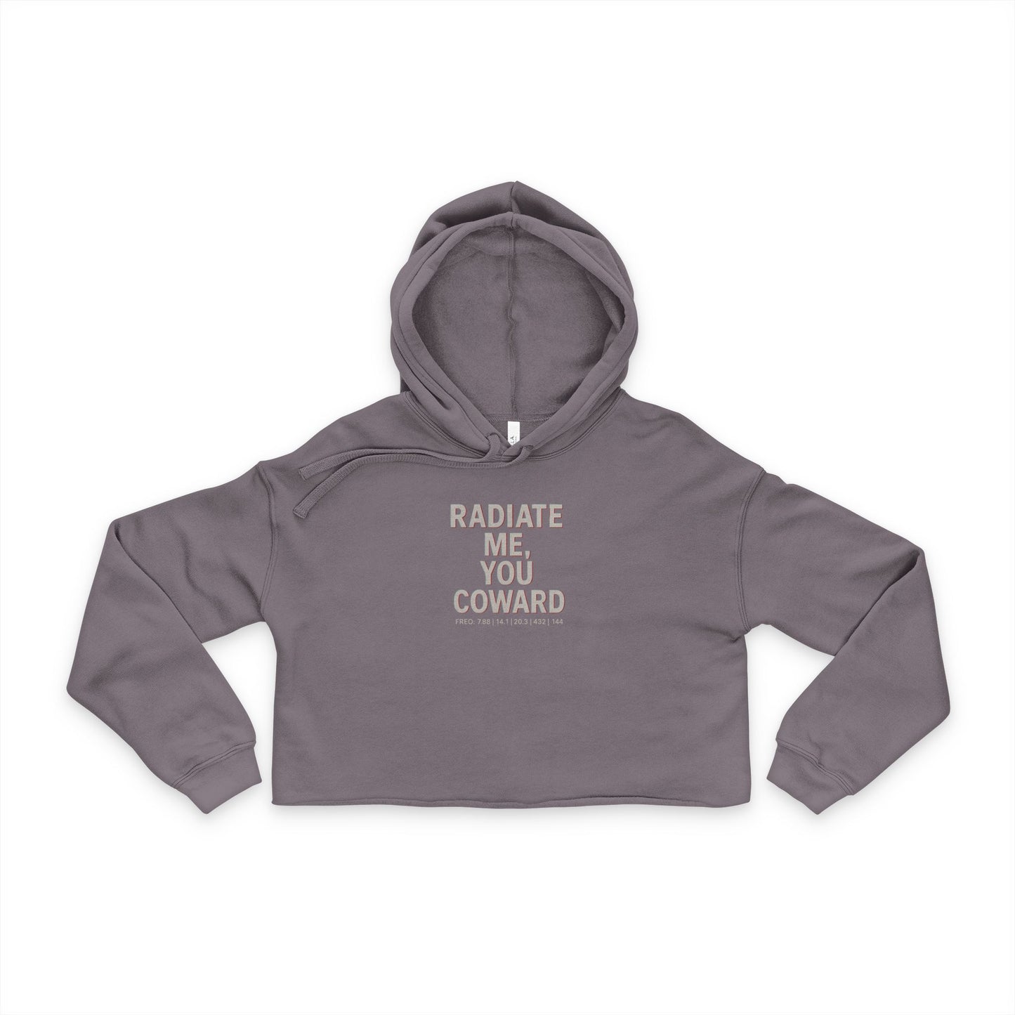 RADIATE ME Cropped Hoodie (Bella + Canvas 7502)