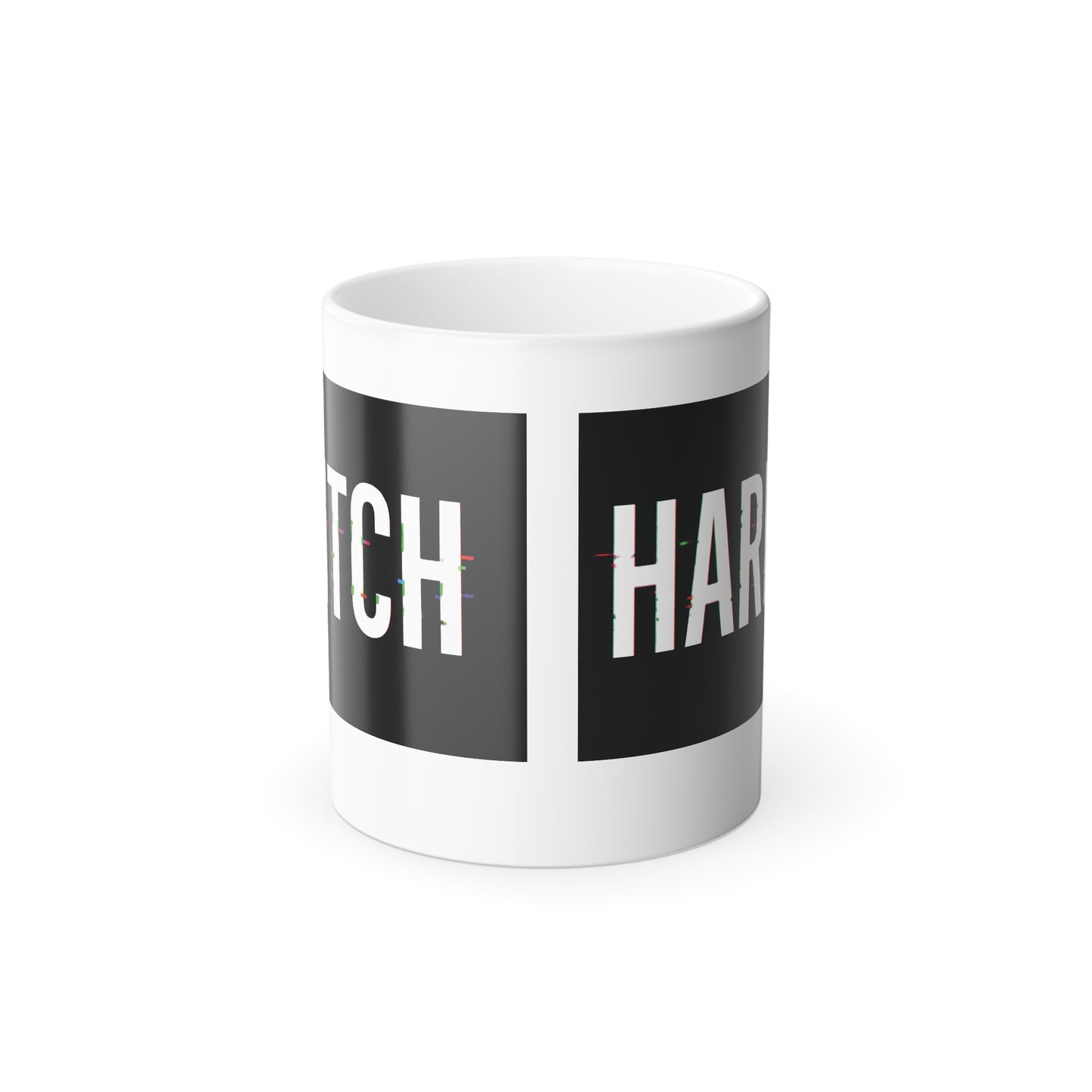 GLITCH HARDER Color Changing Mug (11 oz)