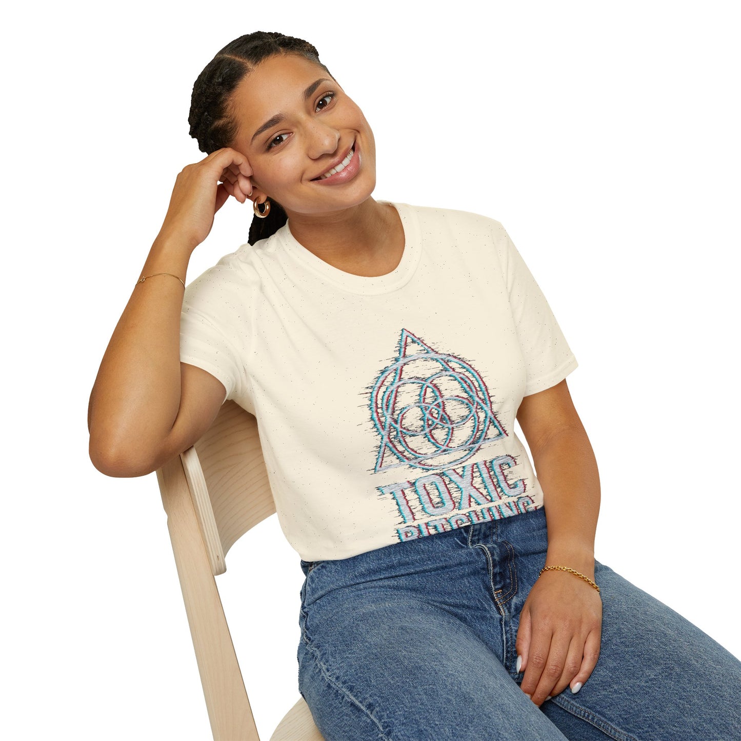UNISEX SOFT STYLE Toxic Bitching LOGO Frequency Tee –  (Gildan 6400)