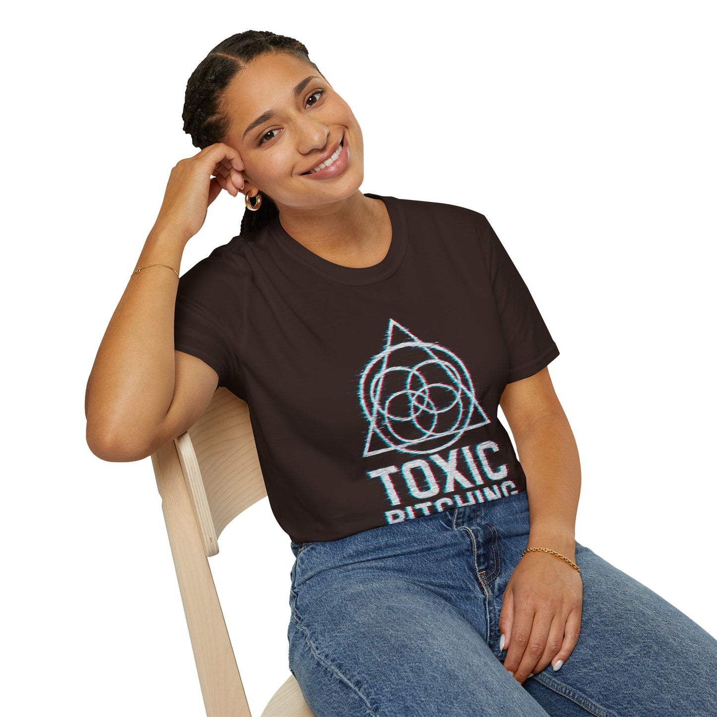 UNISEX SOFT STYLE Toxic Bitching LOGO Frequency Tee –  (Gildan 6400)