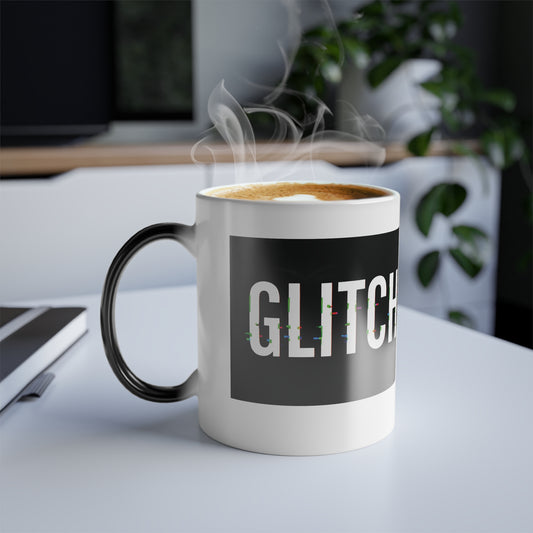 GLITCH HARDER Color Changing Mug (11 oz)