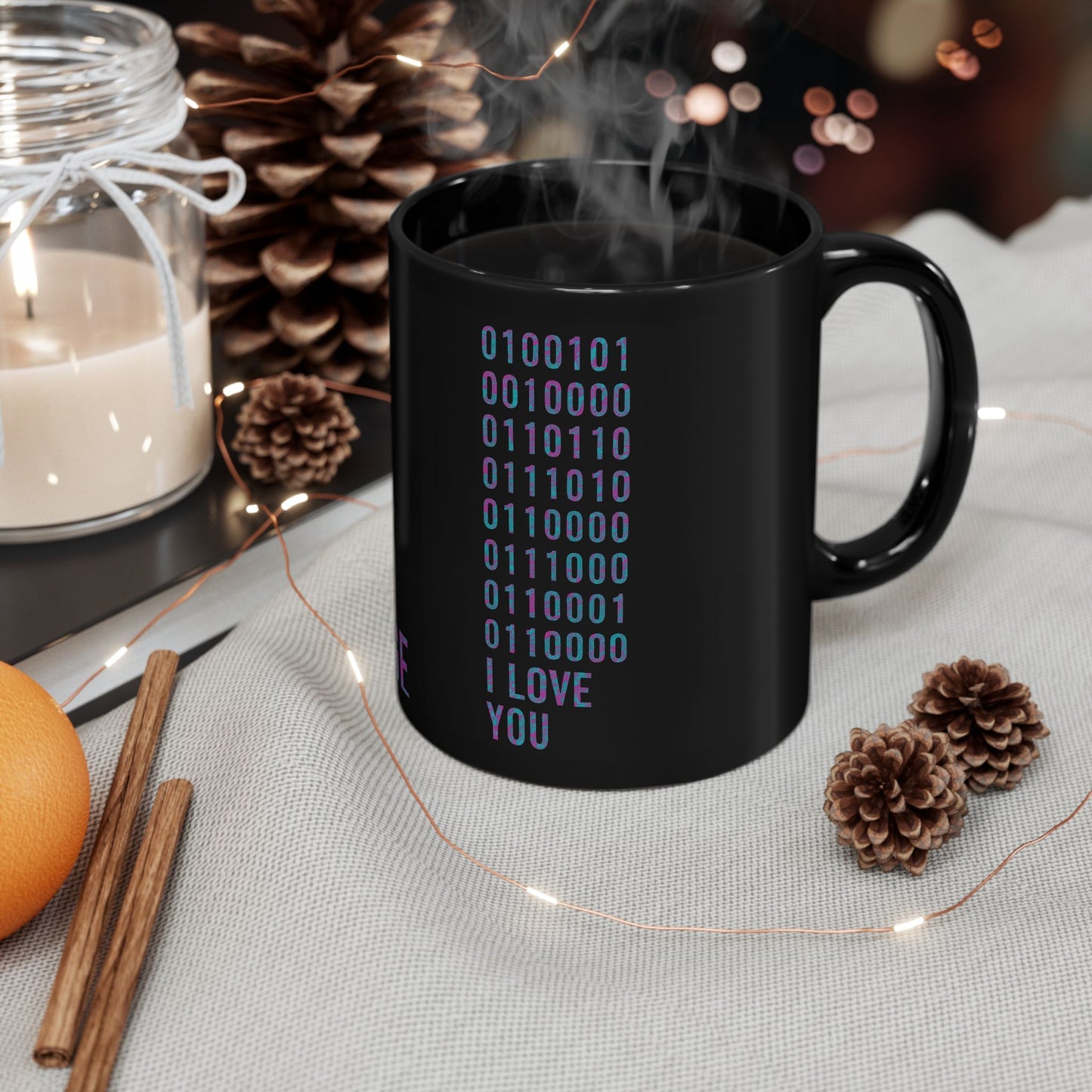 Binary Love Language Mug - Unique Gift for Tech Lovers, Programmers, Valentine's Day, Birthday, Coffee, Tea
