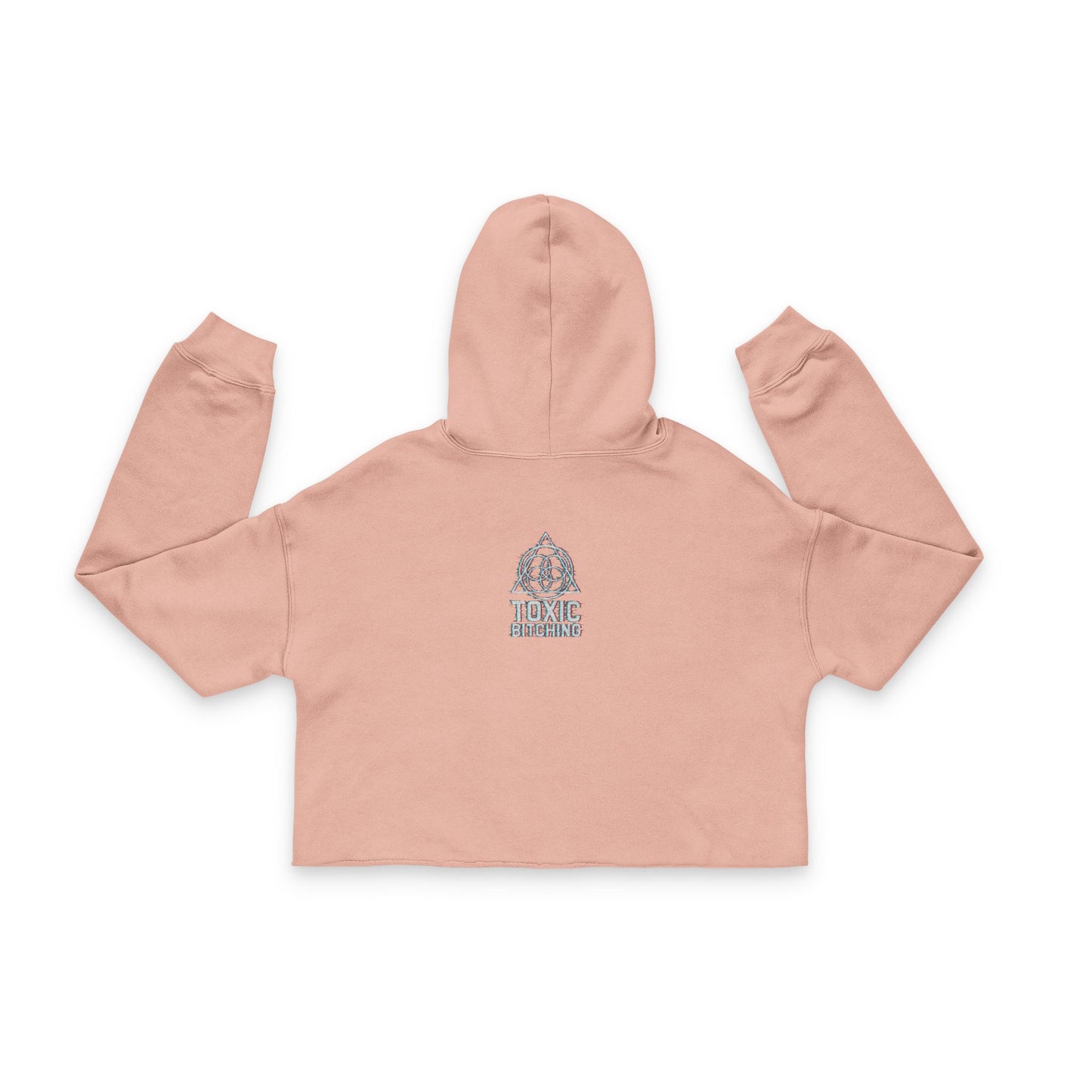 GLITCH LOGO CROPPED HOODIE- Bella + Canvas 7502 (4 colors)