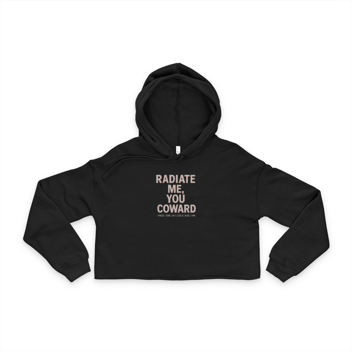 RADIATE ME Cropped Hoodie (Bella + Canvas 7502)