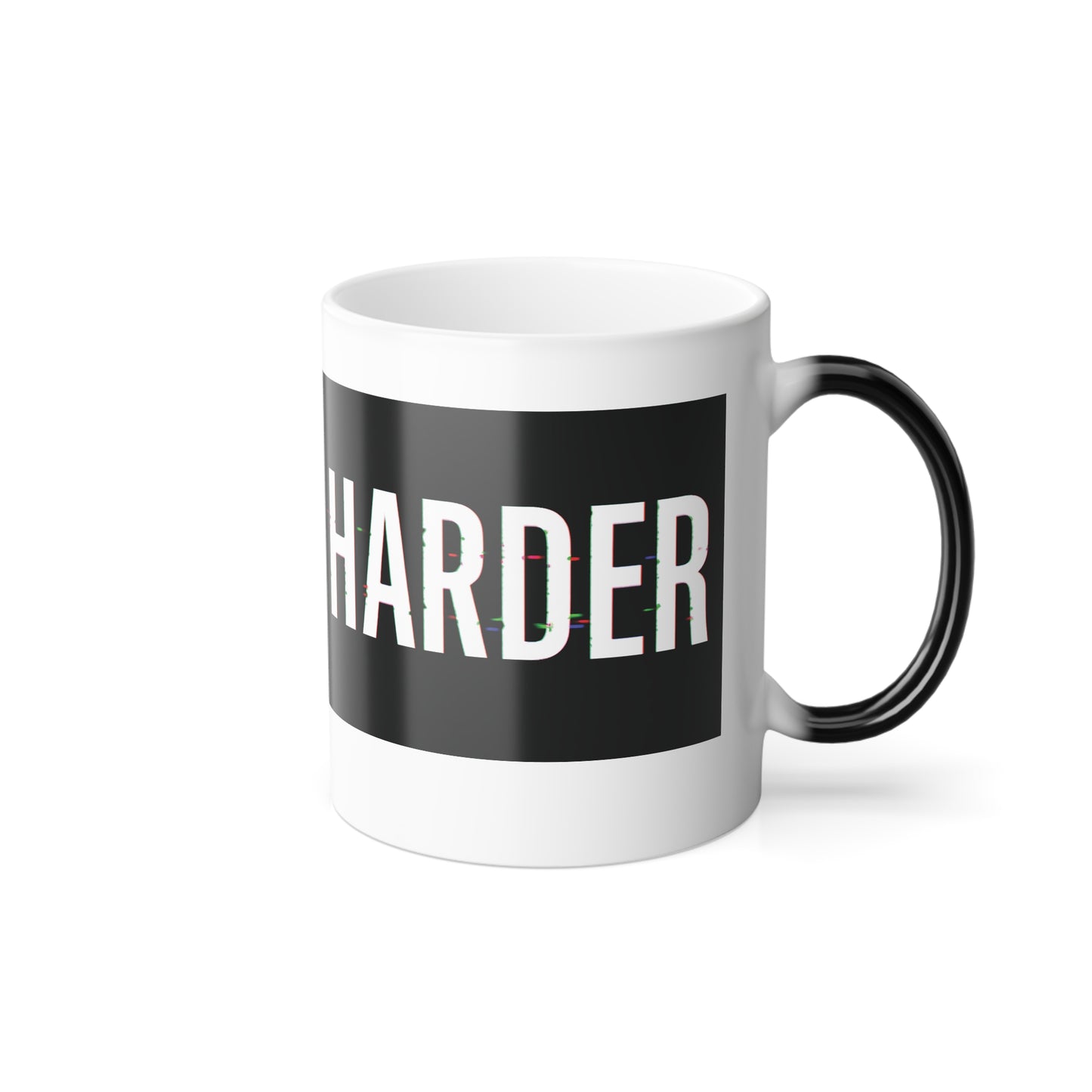 GLITCH HARDER Color Changing Mug (11 oz)