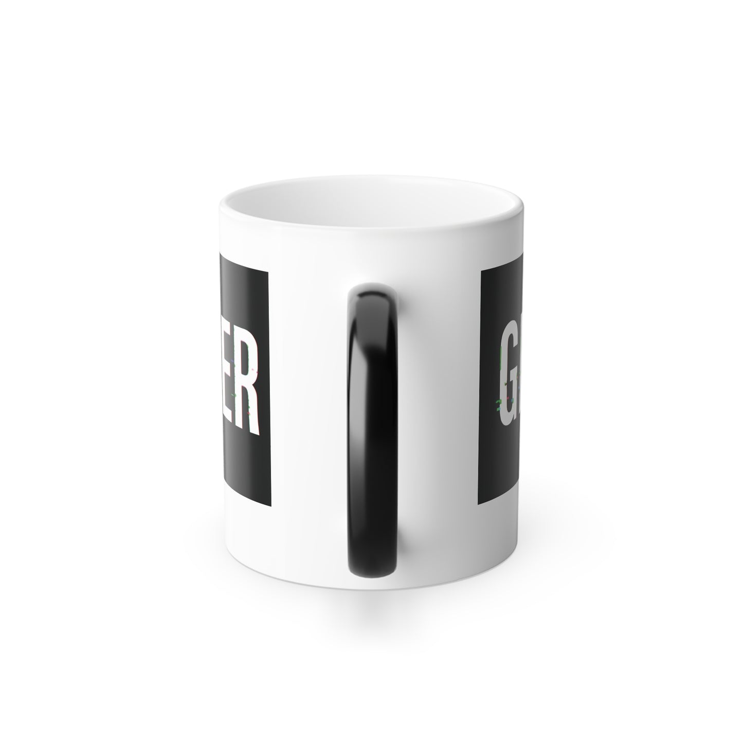 GLITCH HARDER Color Changing Mug (11 oz)